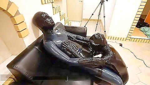All Covered Latex Blowjob