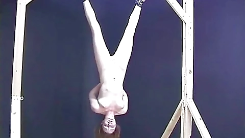 Inverted Suspension For Blowjob